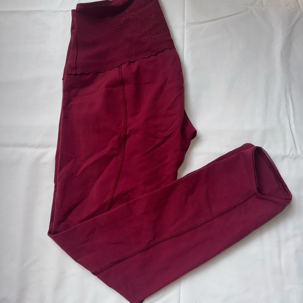 lululemon athletica Burgundy Leggings